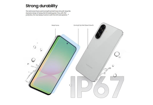 Samsung Galaxy A56 5G Smartphone 6.7inches Super AMOLED Display 120Hz Refresh Rate 50MP Rear Camera 5000mAh Battery 8GB 256GB