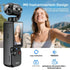 4K HD Video Recording Camera with 1.9" CMOS, USB Rechargeable, 180° Rotating Action Camcorder for Vlogging, Live Streaming
