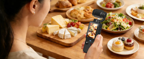 4K HD Video Recording Camera with 1.9" CMOS, USB Rechargeable, 180° Rotating Action Camcorder for Vlogging, Live Streaming
