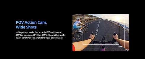 DJI Osmo 360 Standard Bundle 360 Camera with 1 Inch ° Imaging ° Video in 8K Native ° Photo in 120MP DJI Osmo 360