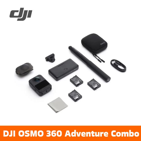 DJI Osmo 360 Standard Bundle 360 Camera with 1 Inch ° Imaging ° Video in 8K Native ° Photo in 120MP DJI Osmo 360
