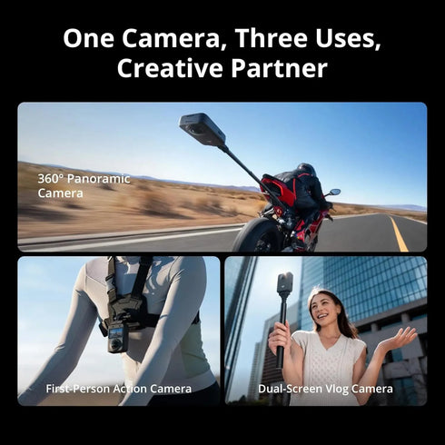 DJI Osmo 360 Standard Bundle 360 Camera with 1 Inch ° Imaging ° Video in 8K Native ° Photo in 120MP DJI Osmo 360